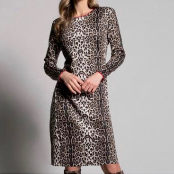 NWT PICADILLY LEOPARD PRINT DRESS - Picture 1 of 5